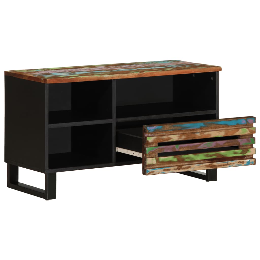 TV-møbel 80x34x46 cm massivt akacietræ