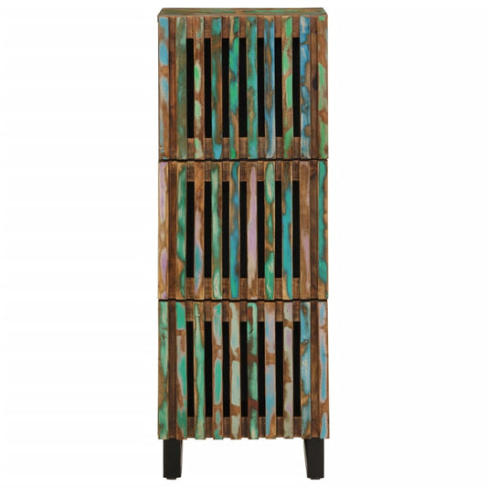 Highboard 40x34x110 cm Massivholz Akazie