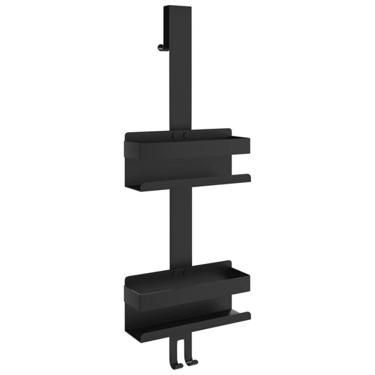 Duschcaddy Hängend Mattschwarz Gebürsteter Edelstahl 304