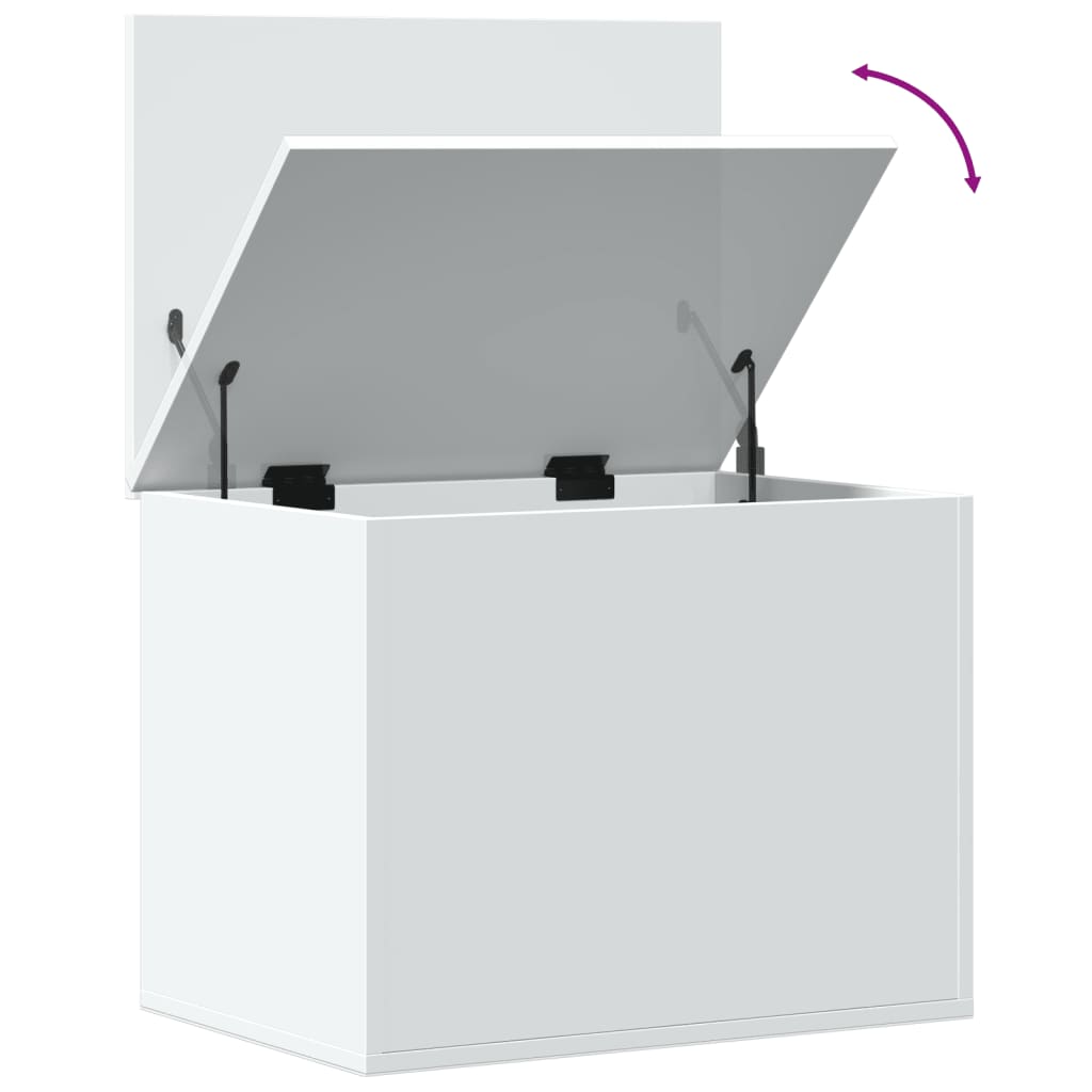 Bryst Hvid 60x42x46 cm Træmateriale
