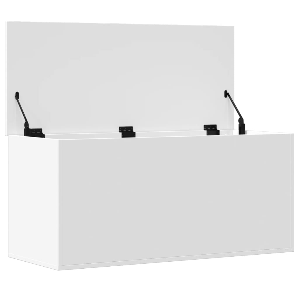 Bryst Hvid 100x42x46 cm Træmateriale