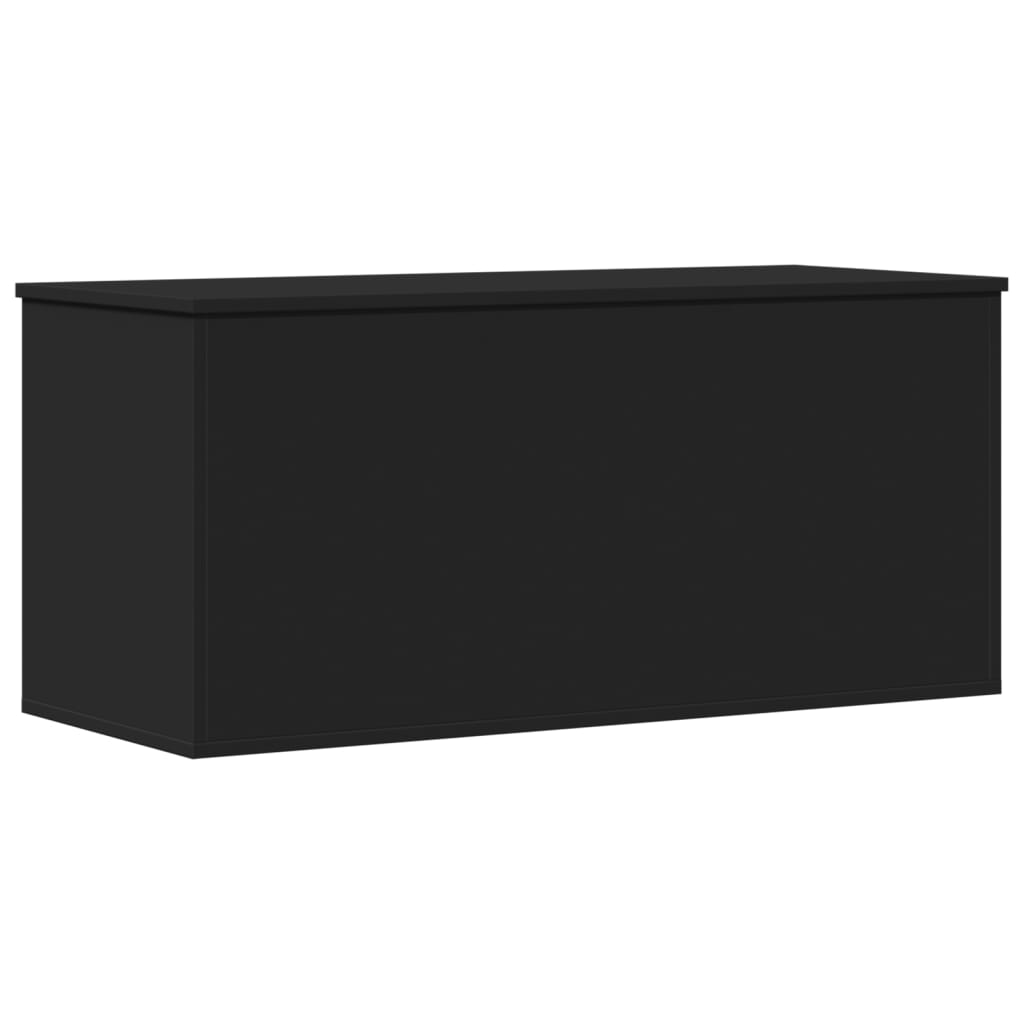 Bryst Sort 100x42x46 cm Træmateriale