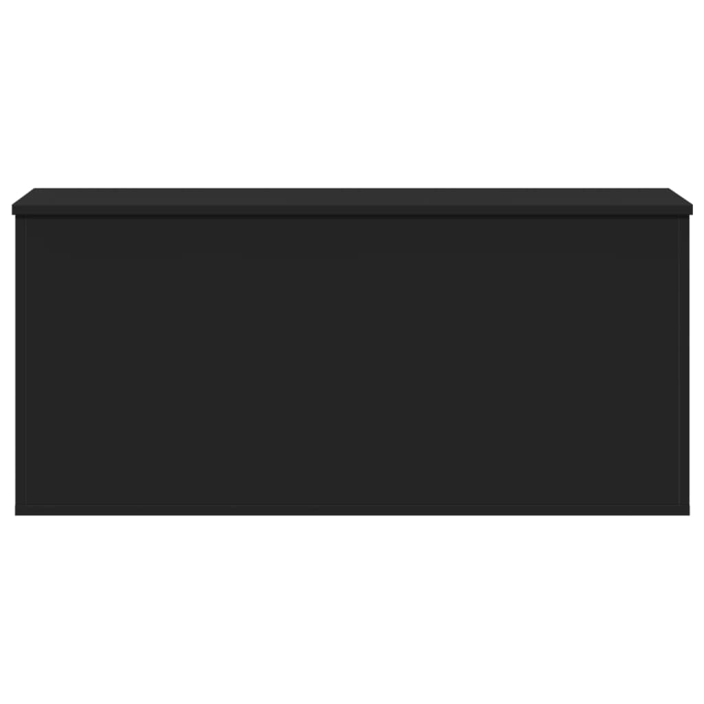 Bryst Sort 100x42x46 cm Træmateriale