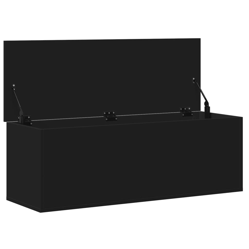 Bryst Sort 102x35x35 cm Træmateriale