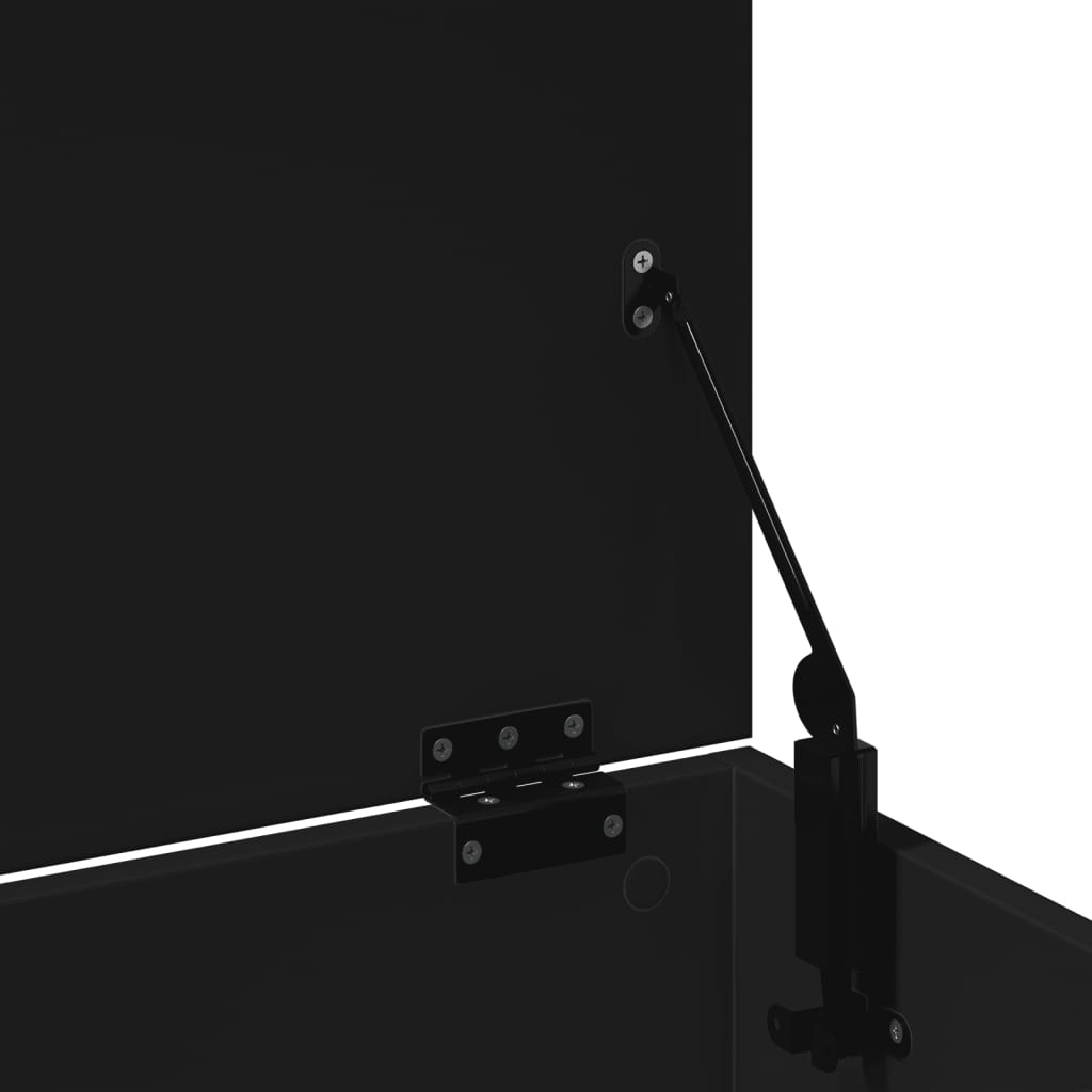 Bryst Sort 102x35x35 cm Træmateriale