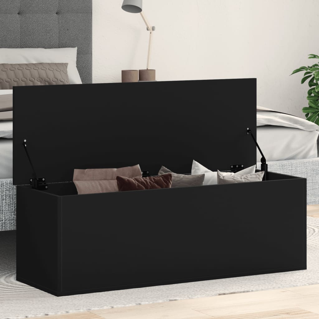 Bryst Sort 102x35x35 cm Træmateriale