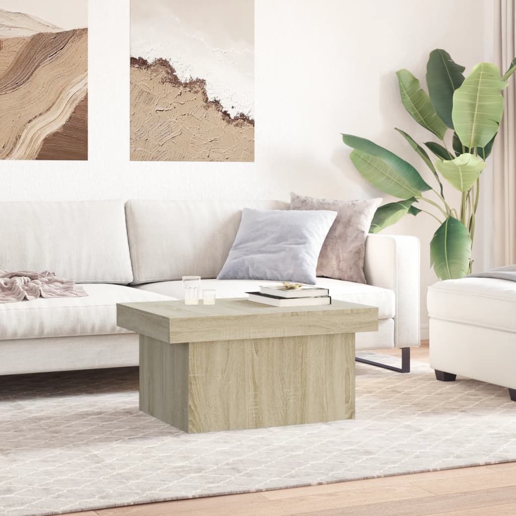 Sofabord Sonoma eg 80x55x40 cm træmateriale