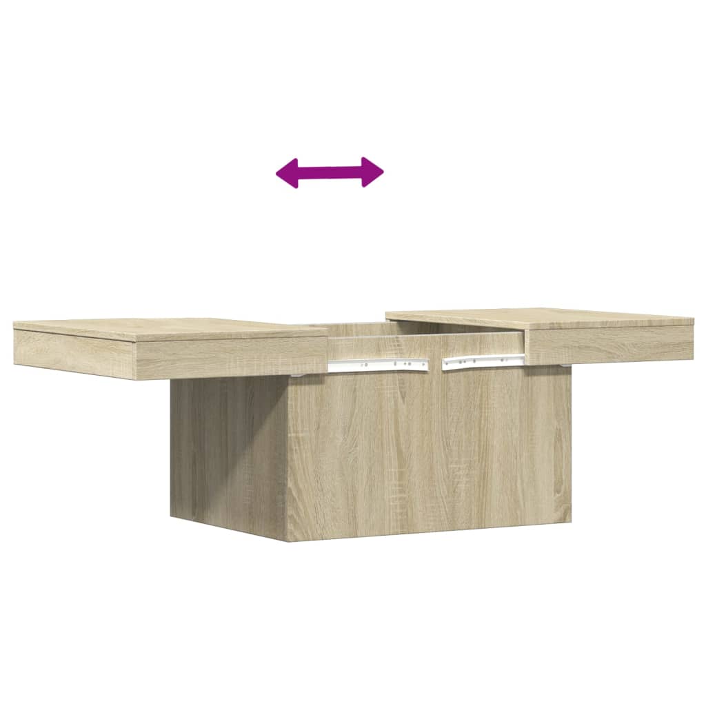 Sofabord Sonoma eg 80x55x40 cm træmateriale