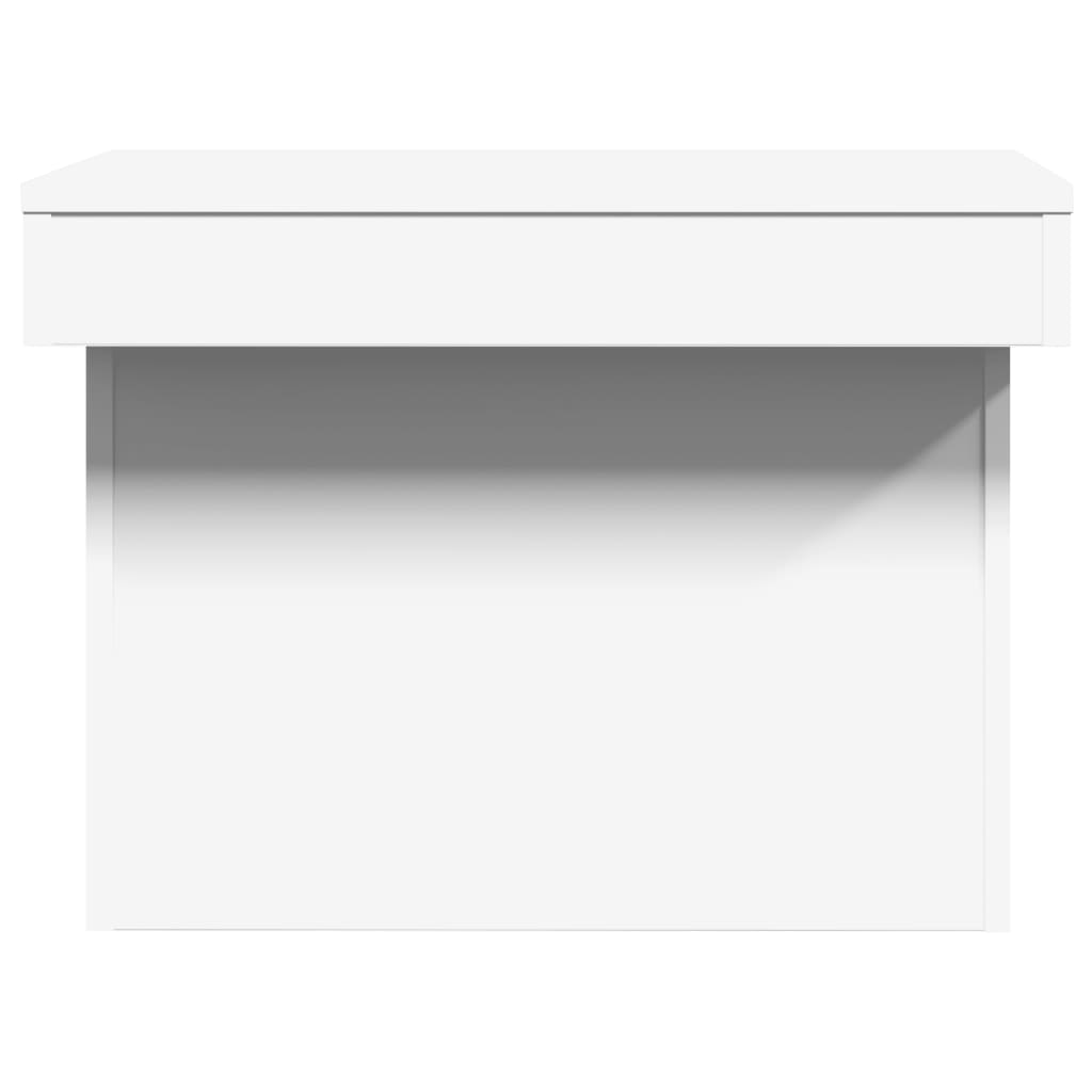 Sofabord Hvid 100x55x40 cm Træ Materiale