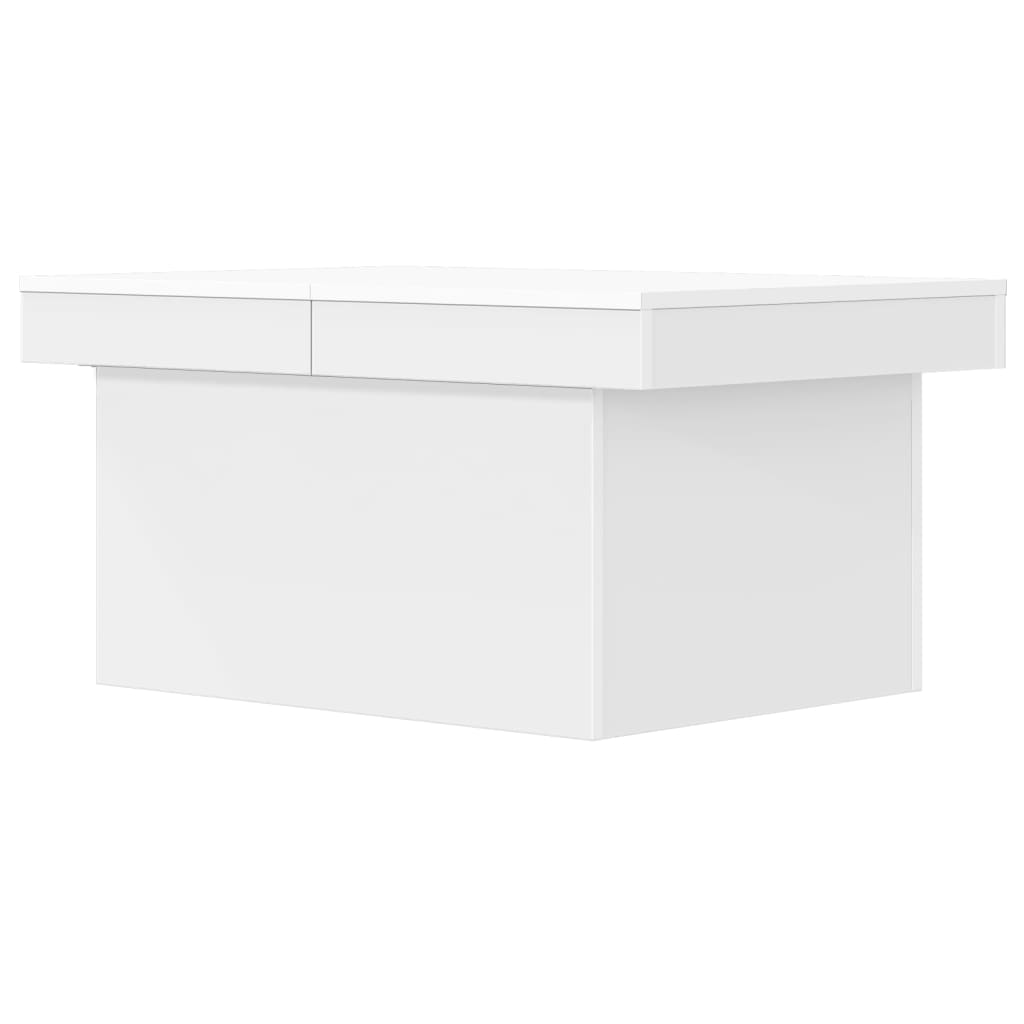 Sofabord Hvid 100x55x40 cm Træ Materiale