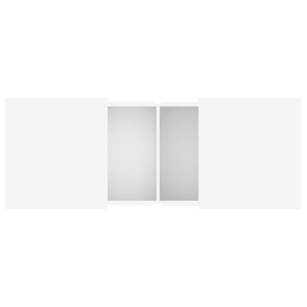 Sofabord Hvid 100x55x40 cm Træ Materiale