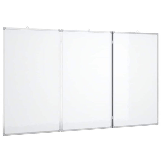 Magnetisches Whiteboard Klappbar 120x100x1,7 cm Aluminium