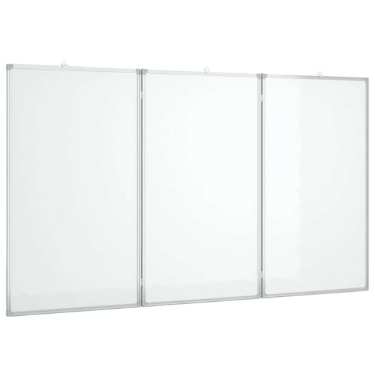 Magnetisches Whiteboard Klappbar 150x100x1,7 cm Aluminium