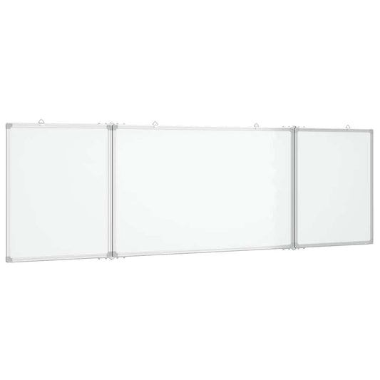 Magnetisches Whiteboard Klappbar 160x50x1,7 cm Aluminium
