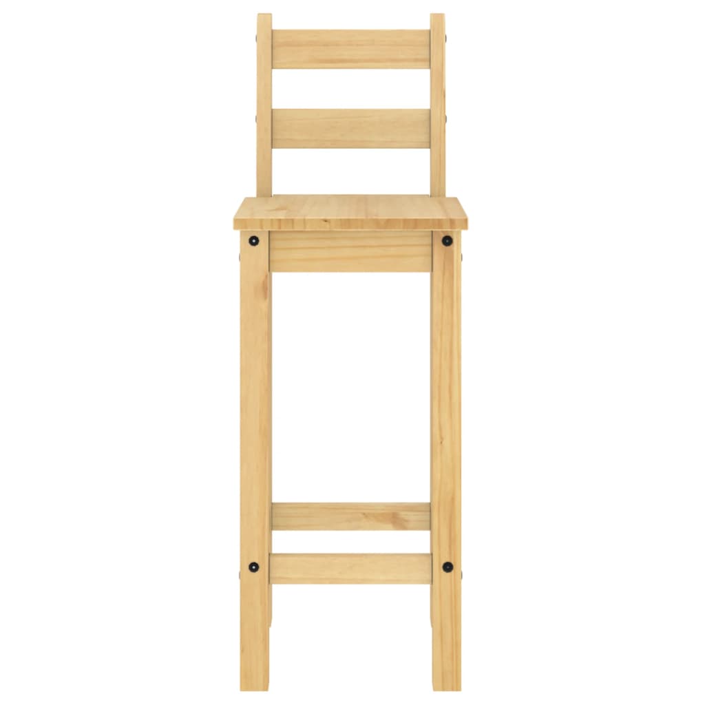 Barstole 2 stk massiv fyrretræ