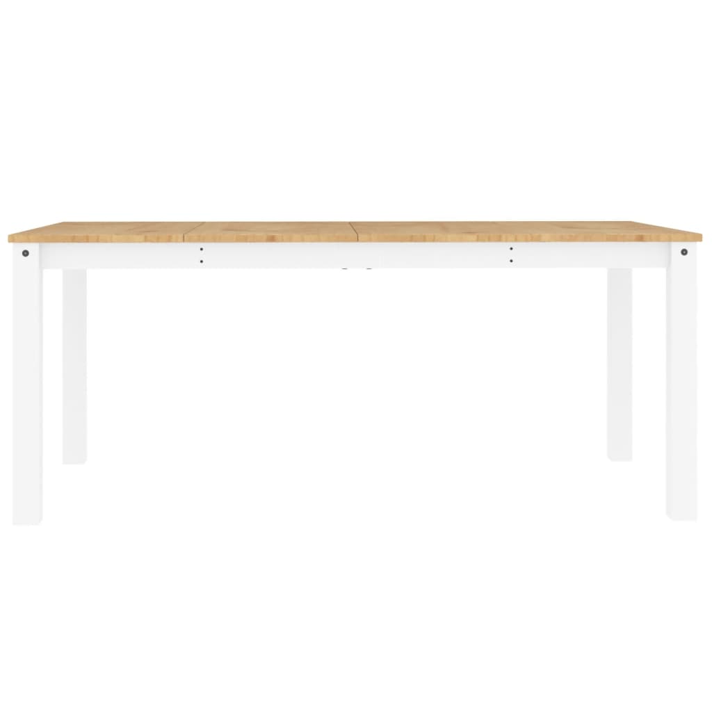 Esstisch Panama Weiß 180x90x75 cm Massivholz Kiefer