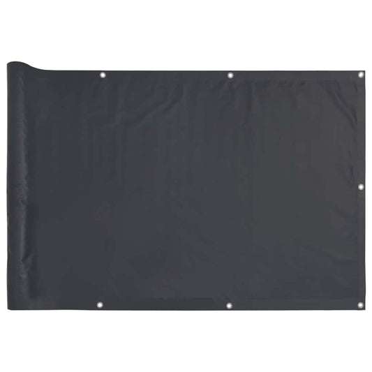 Balkon-Sichtschutz Anthrazit 300x75 cm PVC