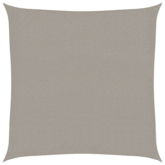 Sonnensegel 160 g/m² Quadratisch Hellgrau 3x3 m HDPE