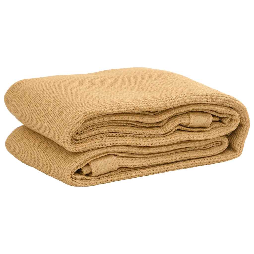 Zeltteppich Sandfarbe 250x250 cm HDPE