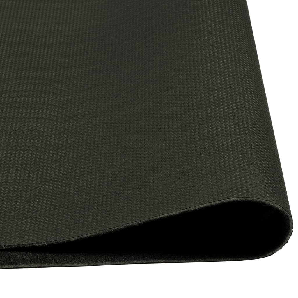 Køkkentæppe Vaskbar Kop Sort 60x300 cm Fløjl