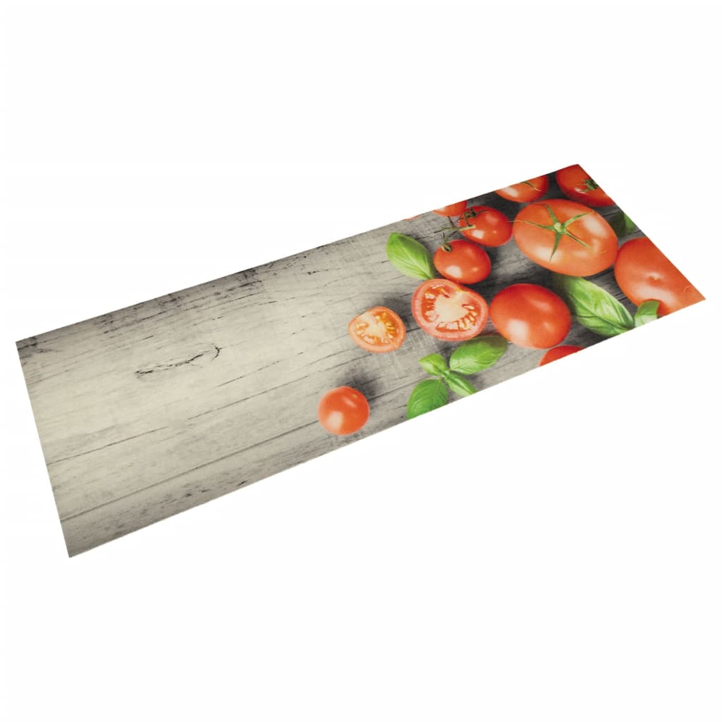 Køkkentæppe Vaskbare Tomater 60x180 cm Fløjl