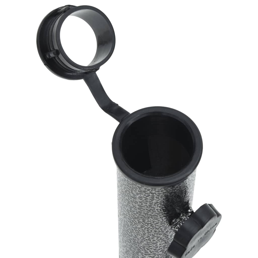 Paraplystativ med jordspyd 2 stk 9x35 cm Galvaniseret stål