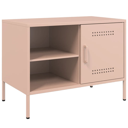 TV-Schrank Rosa 68x39x50,5 cm Stahl
