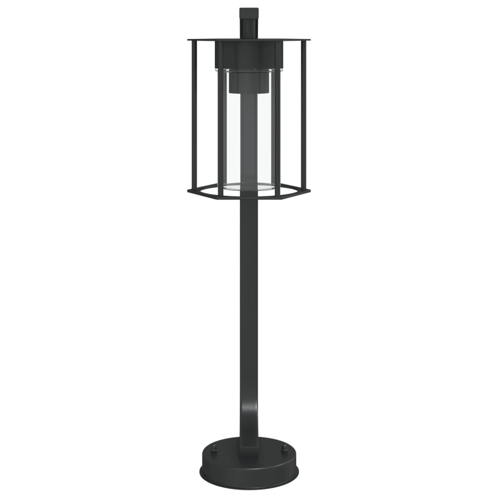Sti Lys Sort 60 cm Rustfrit Stål