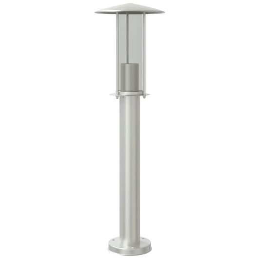 Wegeleuchte Silbern 60 cm Edelstahl
