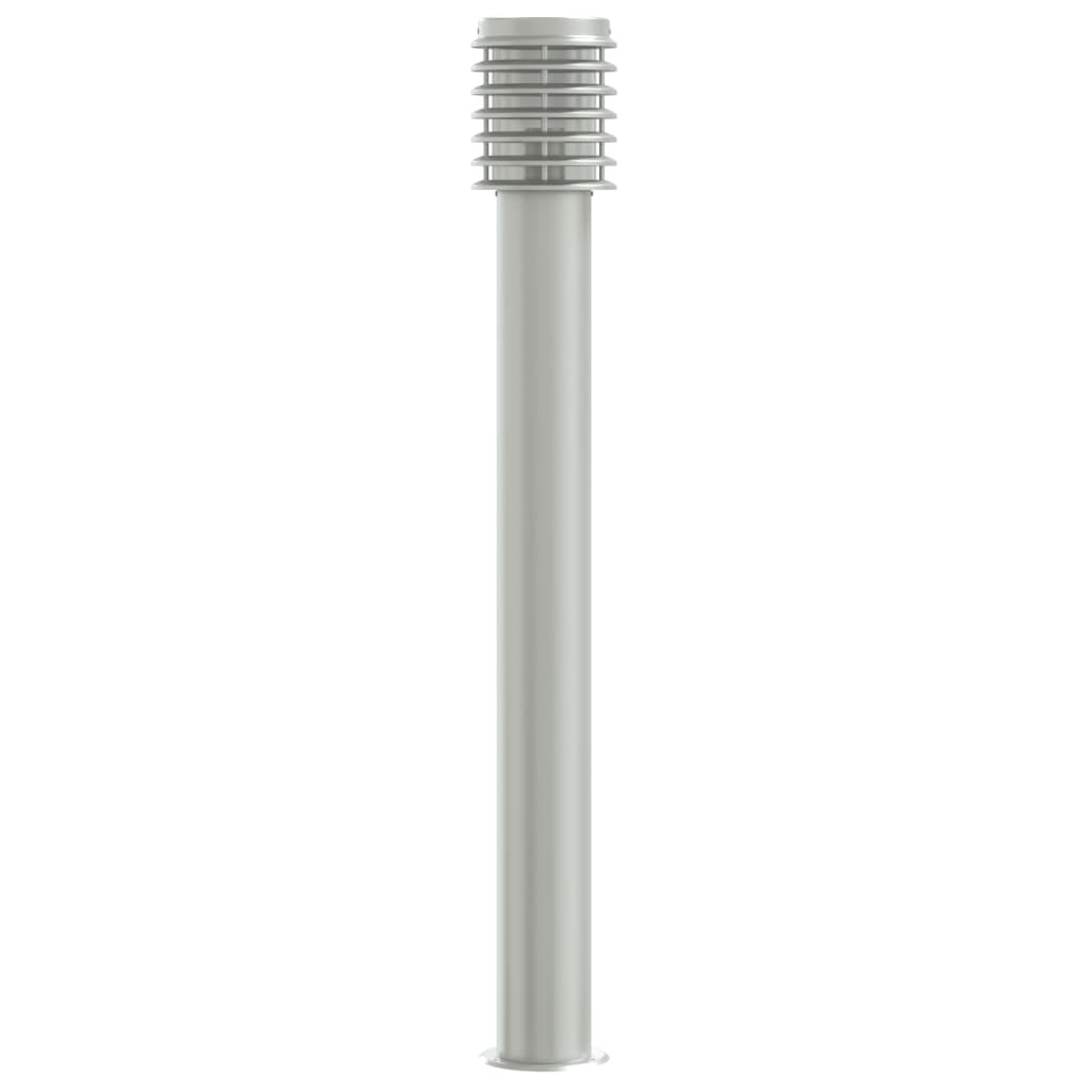 Stilygter 3 stk sølv 110 cm rustfrit stål