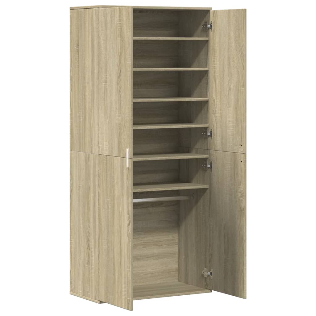 Skoskab Sonoma eg 80x39x178 cm træmateriale