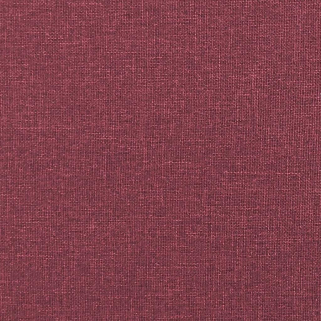 3-delt sofasæt vinrødt stof