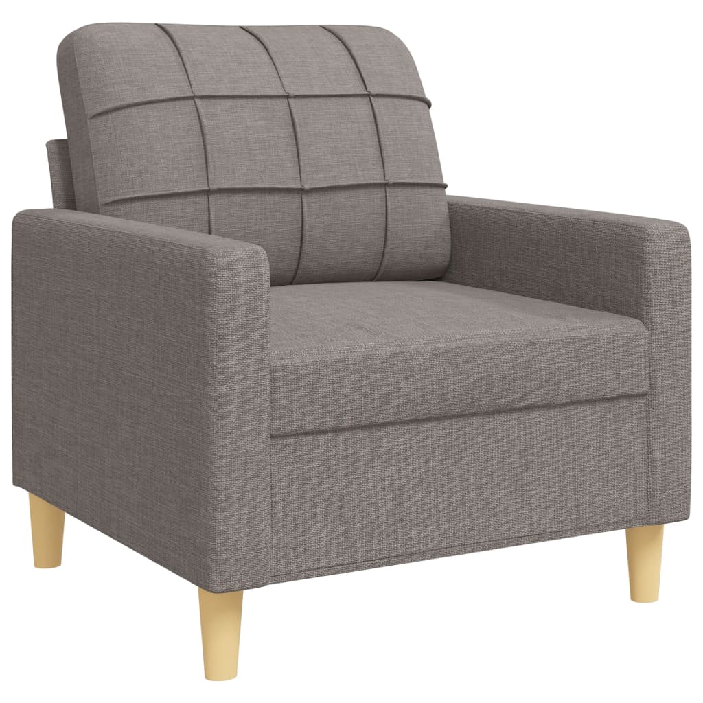 3-delt sofa sæt taupe stof