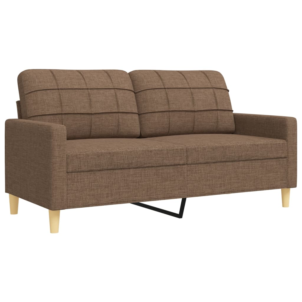 2-delt Sofasæt brunt stof