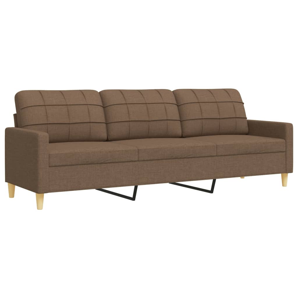 2-delt Sofasæt brunt stof