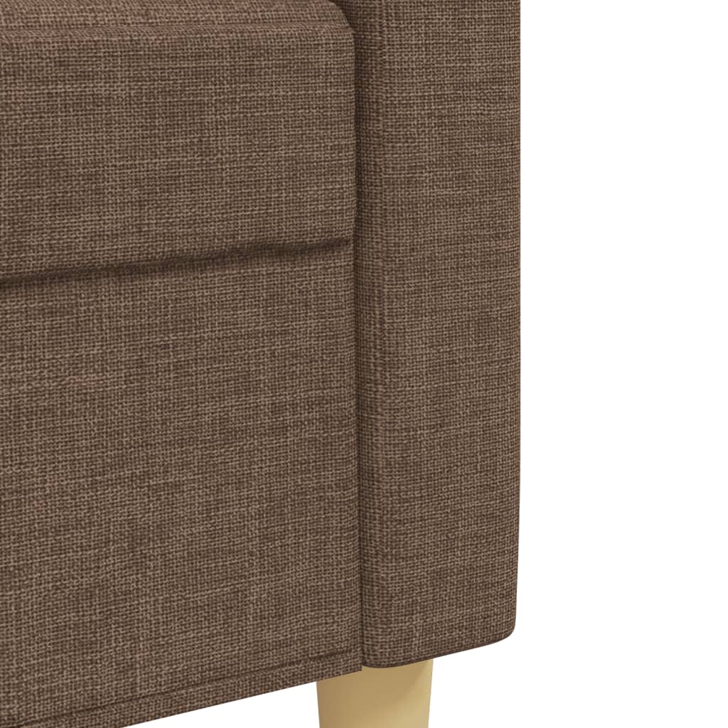 2-delt Sofasæt brunt stof