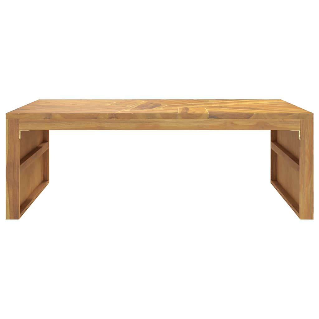 Sofabord 110x60x38 cm massivt teaktræ