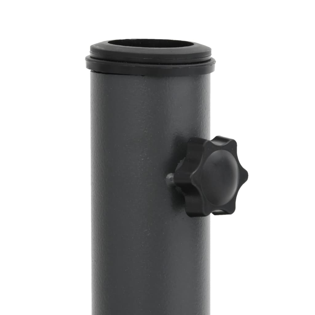 Parasolfod Ø32/38/48 mm mast 17 kg firkant