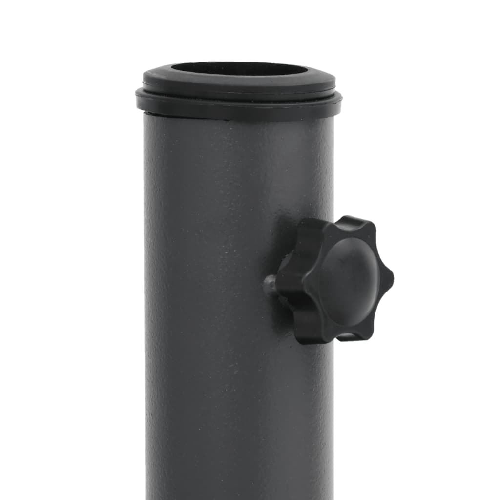 Parasolfod Ø32/38/48 mm mast 15 kg rektangulær