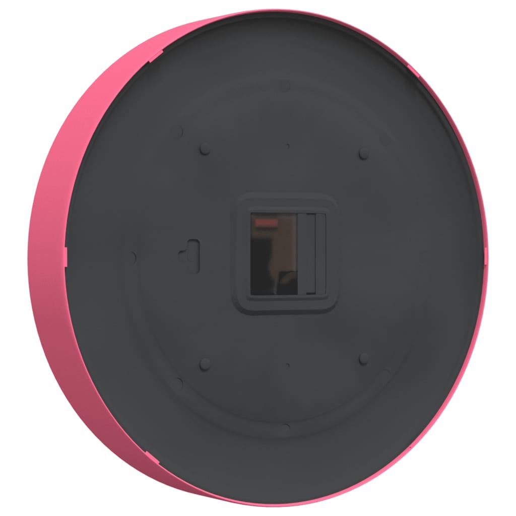 Vægur Pink Ø25,5 cm Polystyren og glas