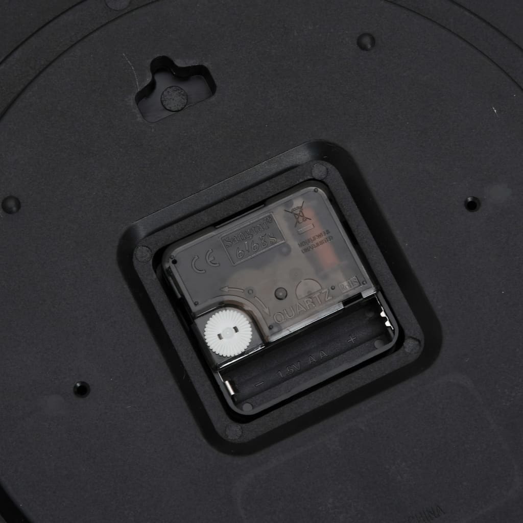 Vægur Gylden og Blå Ø29,5 cm Polystyren og glas