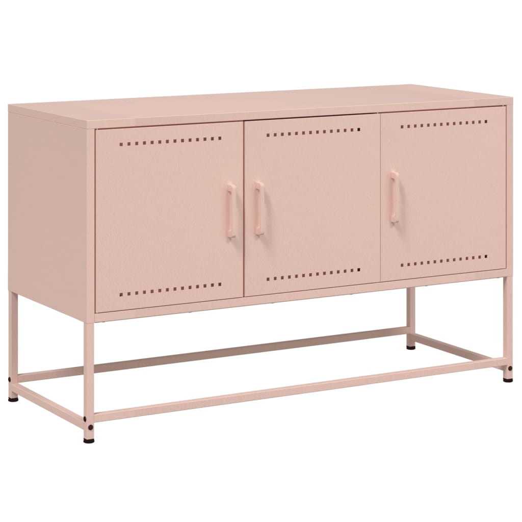 TV-skab Pink 100,5x39x60,5 cm Stål
