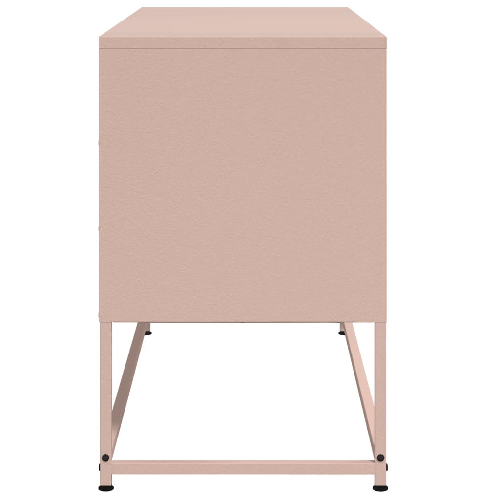 TV-skab Pink 100,5x39x60,5 cm Stål