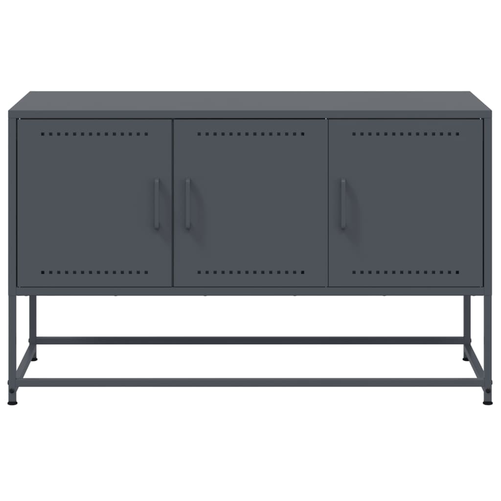 TV-skab Antracit 100,5x39x60,5 cm Stål