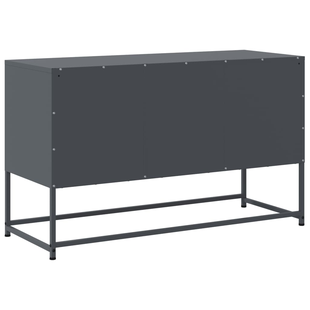 TV-skab Antracit 100,5x39x60,5 cm Stål