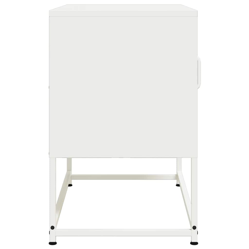 TV-skab Hvid 68x39x60,5 cm Stål