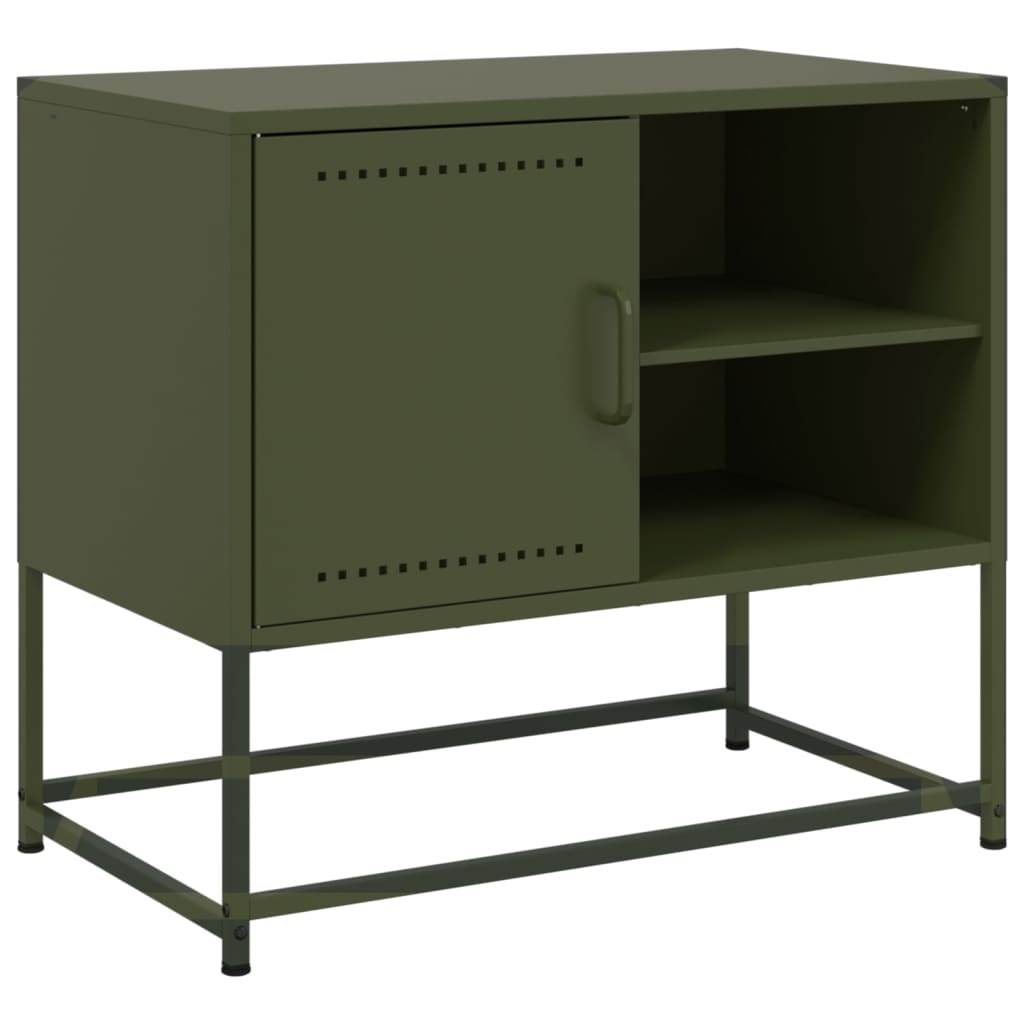 TV-skab Sennep Gul 100,5x39x60,5 cm Stål