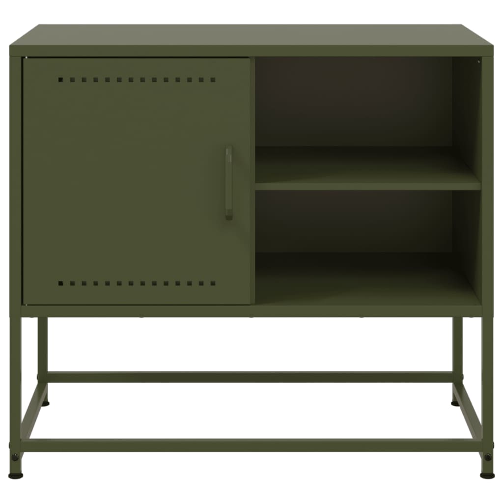 TV-skab Sennep Gul 100,5x39x60,5 cm Stål