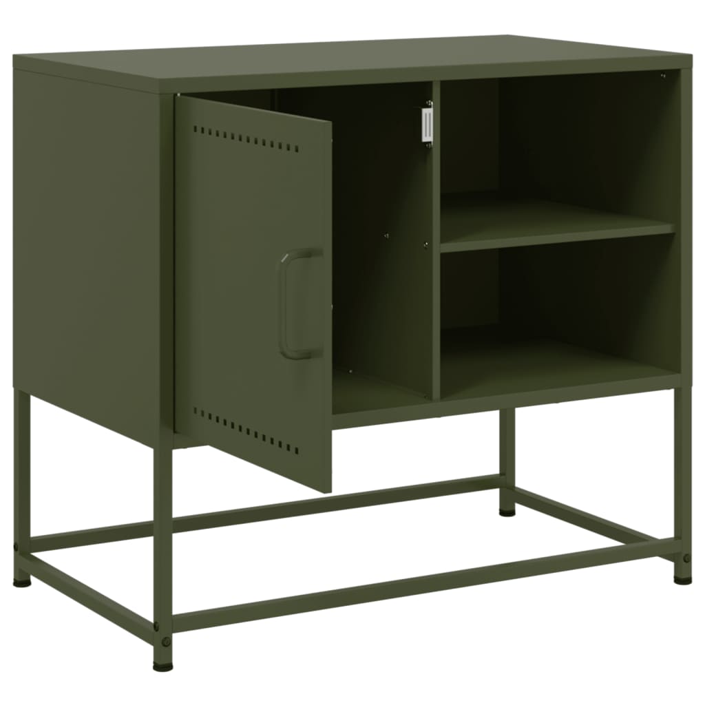TV-skab Sennep Gul 100,5x39x60,5 cm Stål