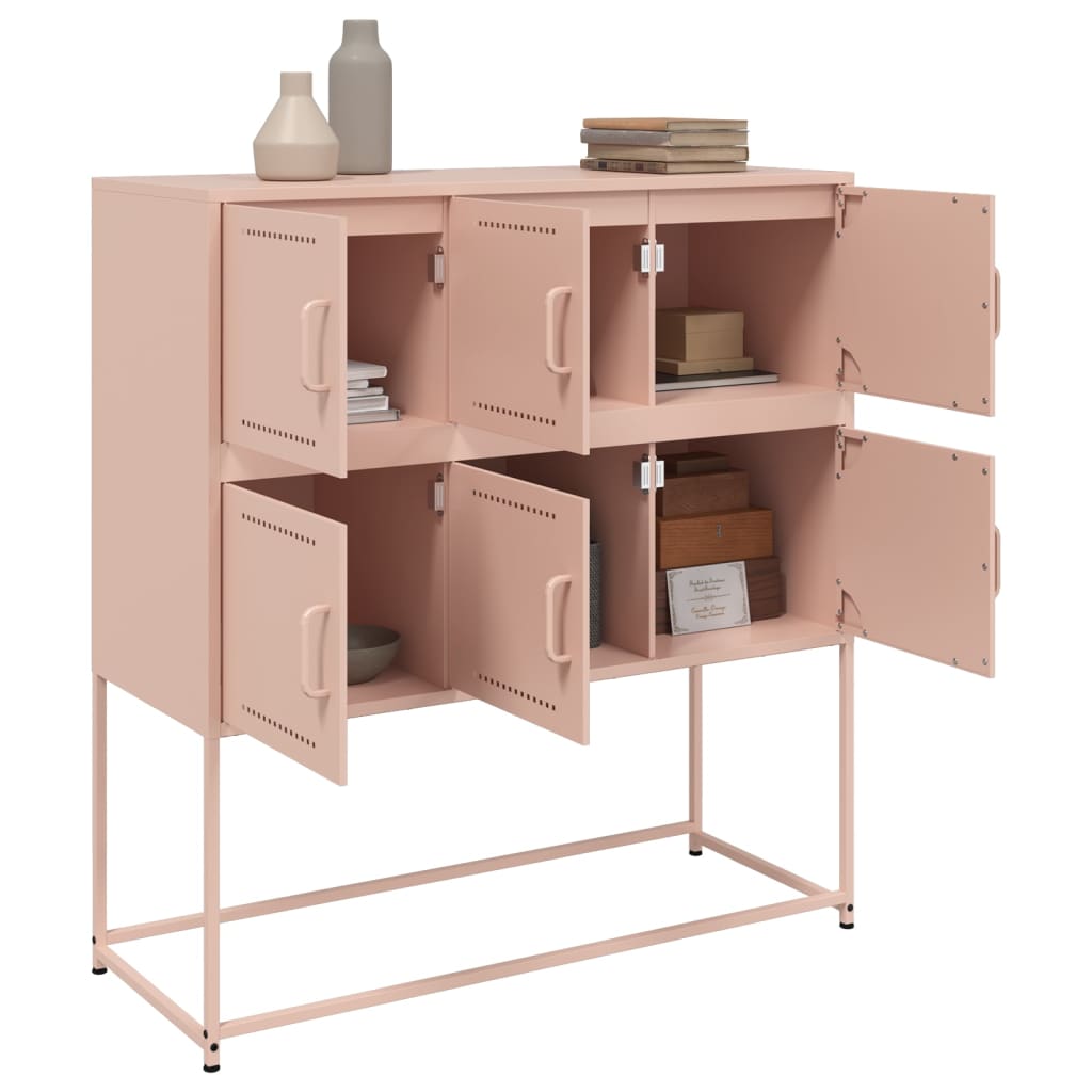 Skænk Pink 100,5x39x107 cm Stål